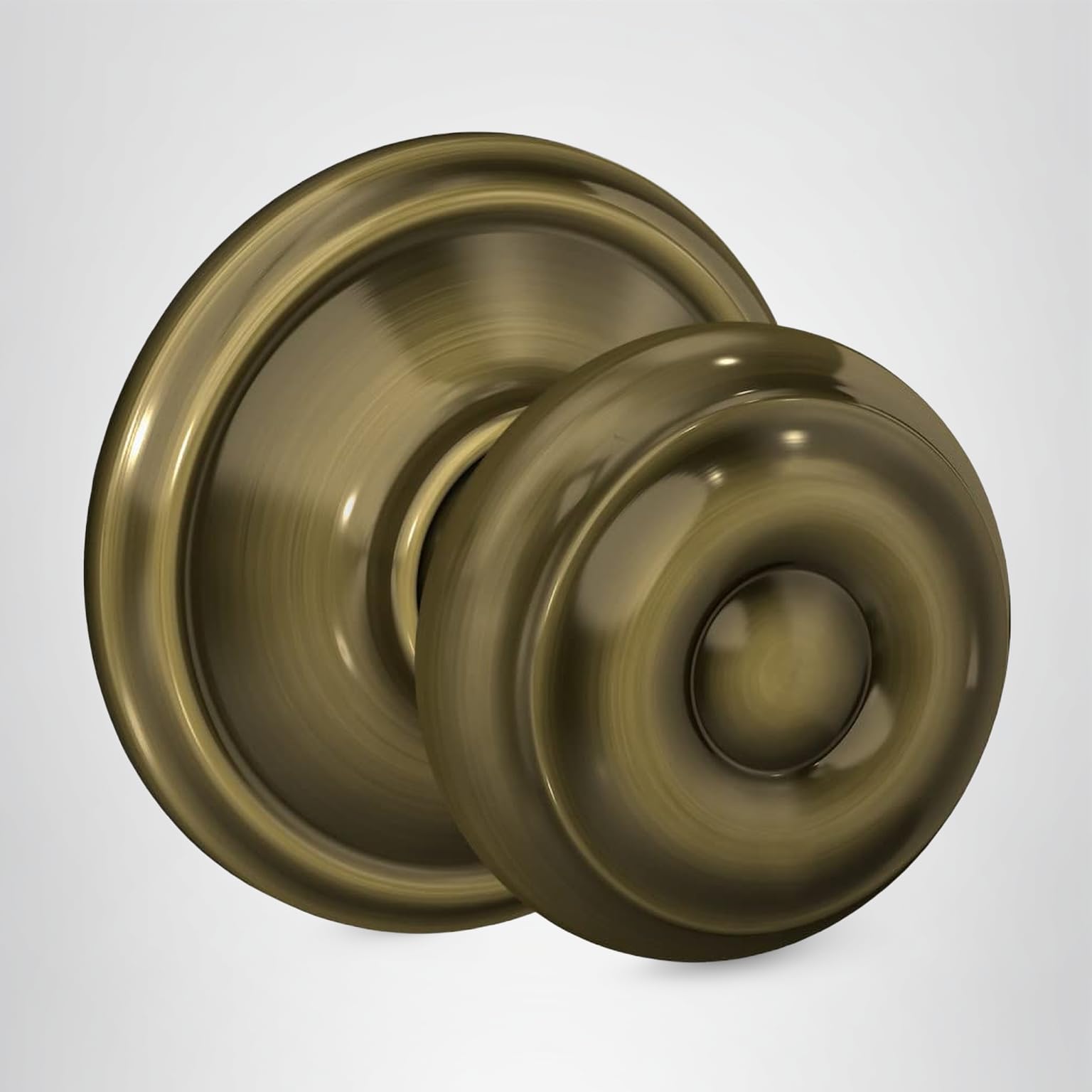 Schlage F10 GEO 609 Georgian Door Knob, Hall & Closet Passage Lock